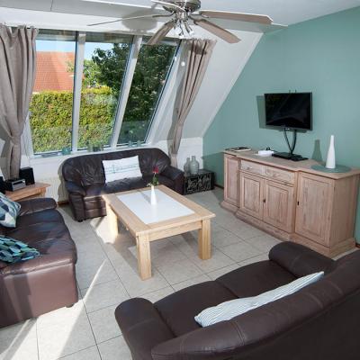 Ferienhaus Villa Seestern Wohnzimmer Ansicht1