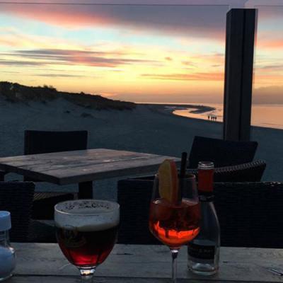 Ferienhaus Villa Seestern: Restaurant Abendstimmung